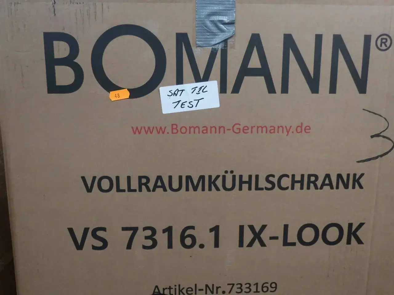 Billede 2 - Køleskabe BOMANN Model:VS7316.1 IX-LOOK 733169