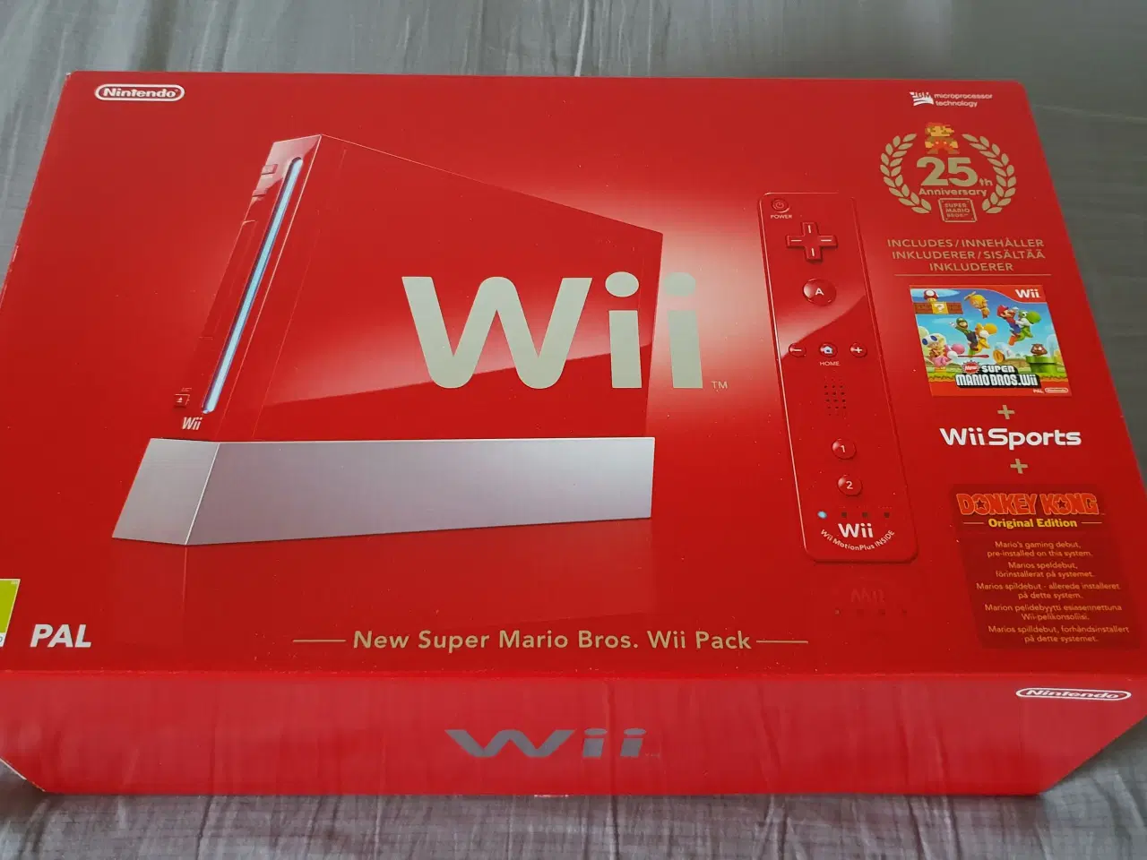 Billede 1 - Nintendo Wii Console Super Mario 25th Anniversary 