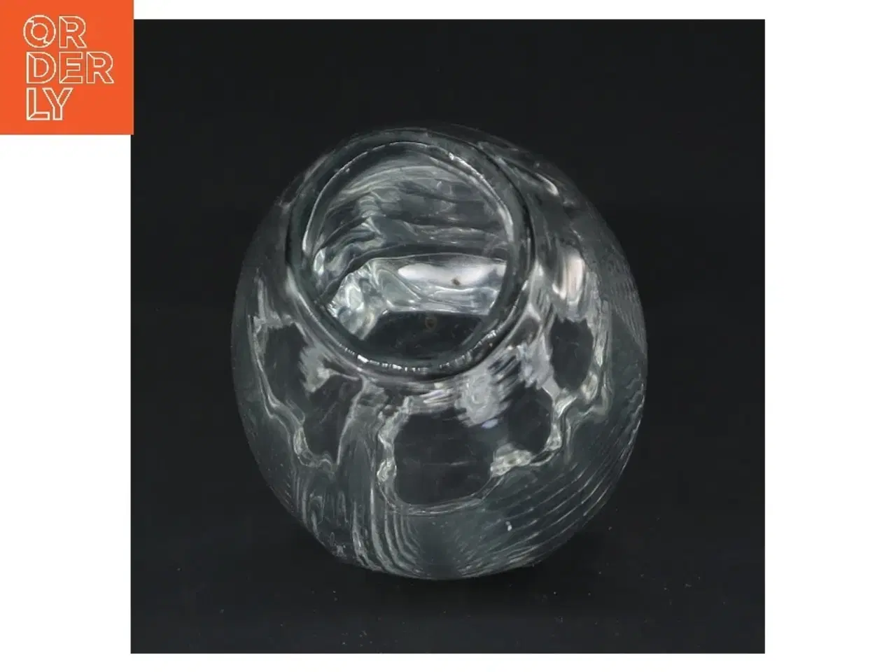 Billede 2 - Glasvase fra holmegaard (str. 20,5 cm)