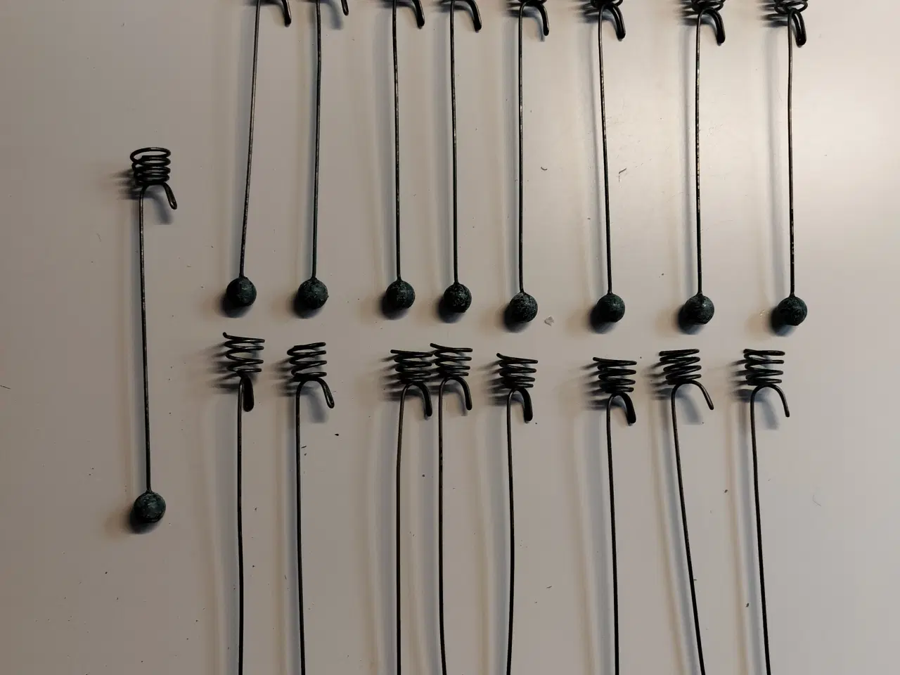 Billede 1 - 17 stk gamle Julelys holdere til juletræ