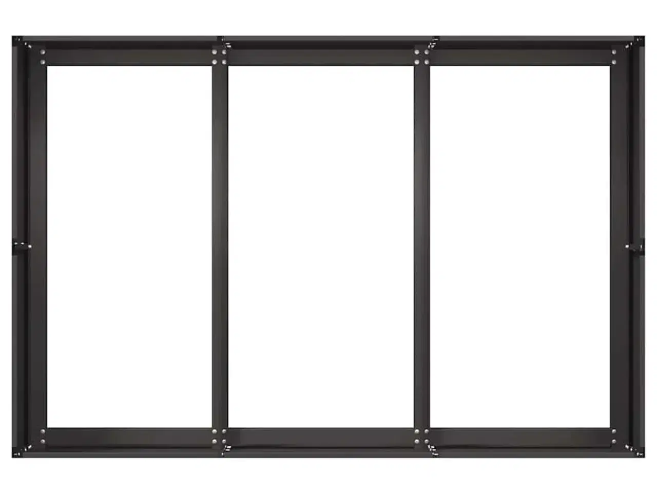 Billede 5 - Plantekasse 120x80x40 cm stål sort