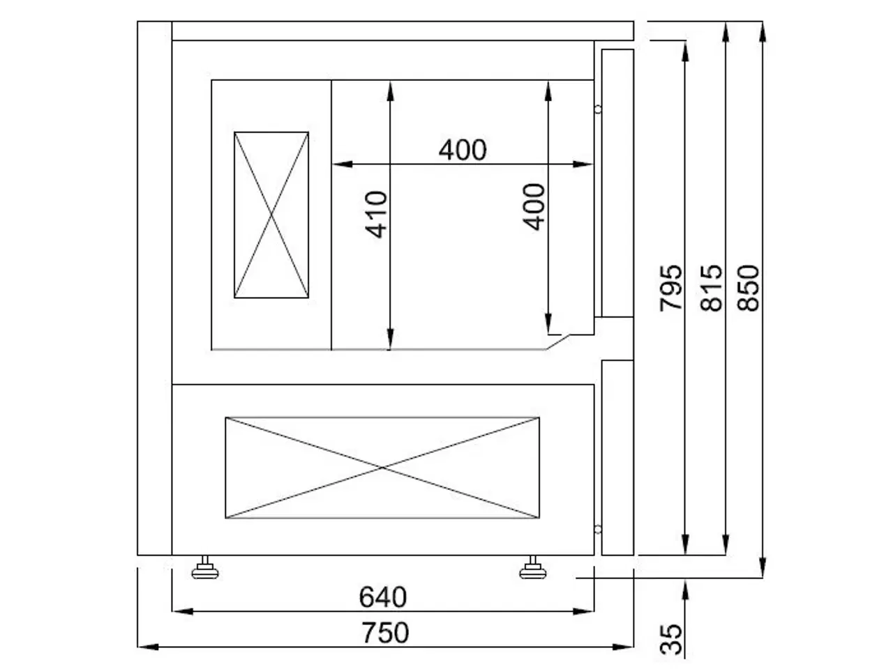 Billede 3 - Blæstkøler – PRO – 5x 1/1 GN