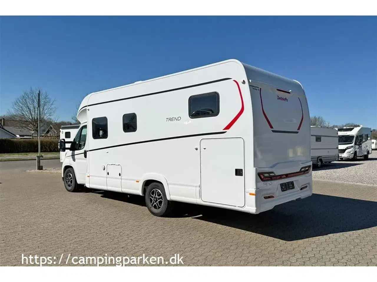 Billede 19 - 2025 - Dethleffs Trend T 7057 EB   Super flot, nyudviklet Dethleffs Trend, automatgear, enkeltsenge, L-siddegruppe