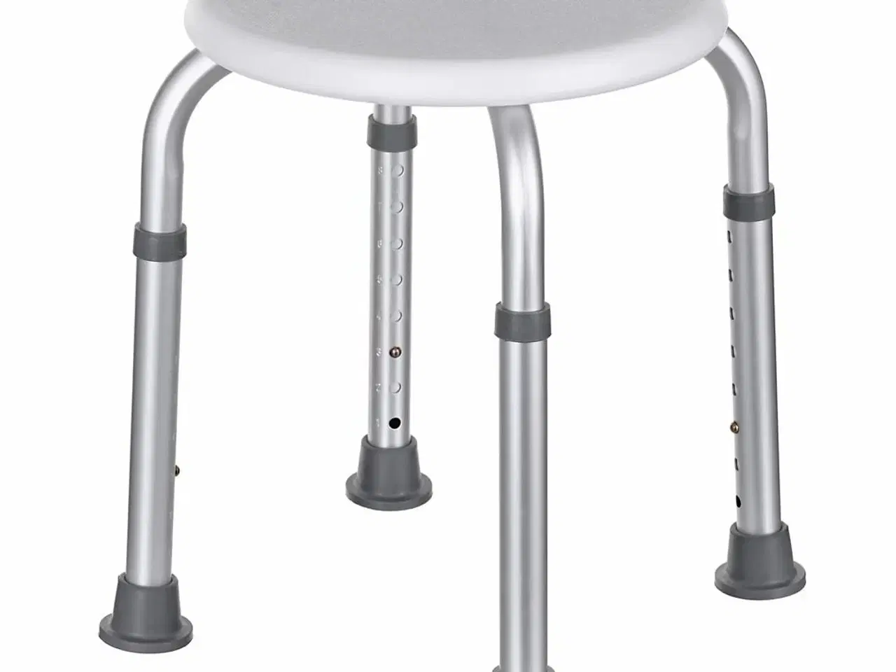 Billede 1 - Badestol rund – ActionMed, højdejusterbar med skridsikre fødder