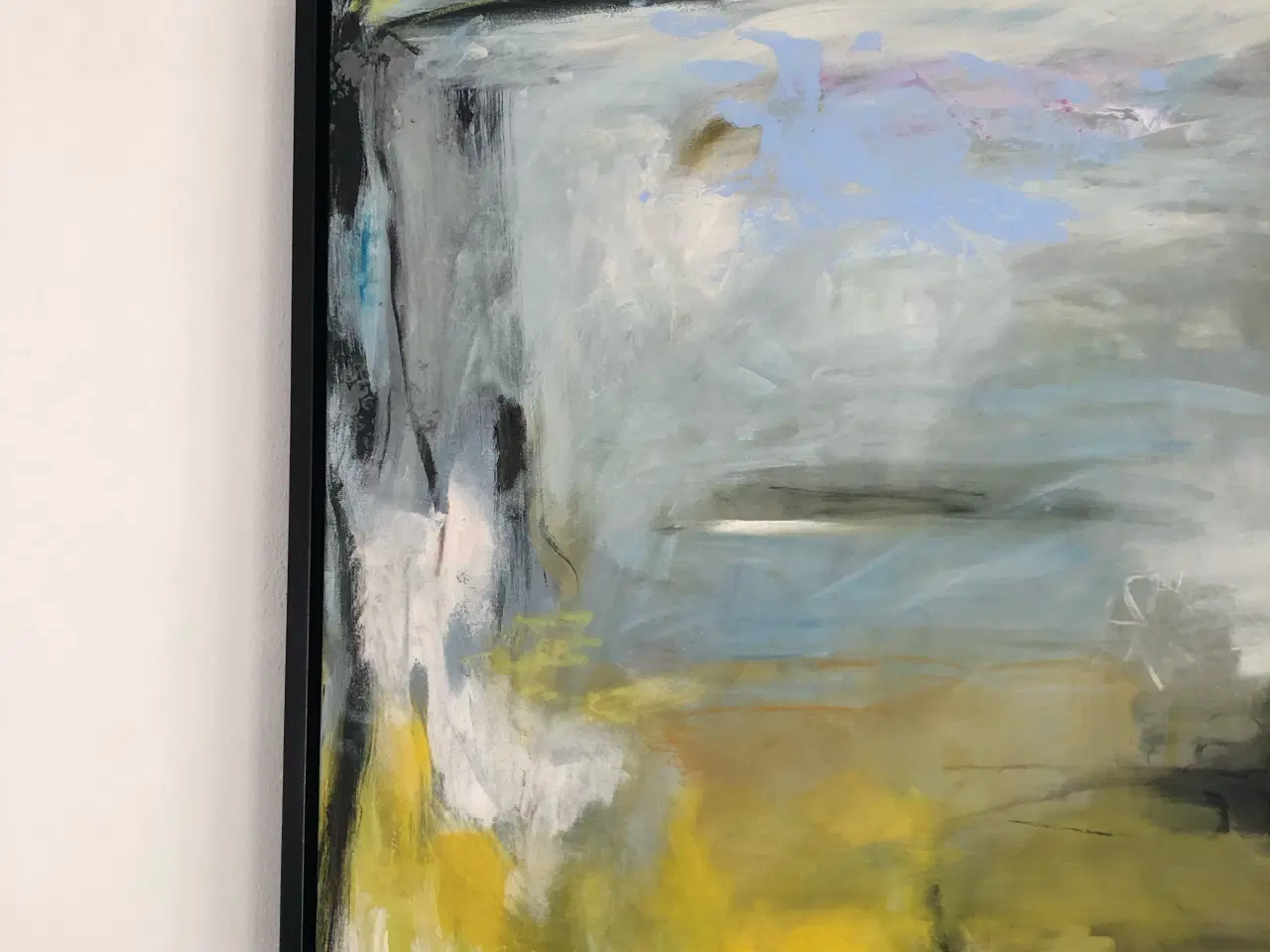 Billede 5 - Maleri med sort egetræsramme