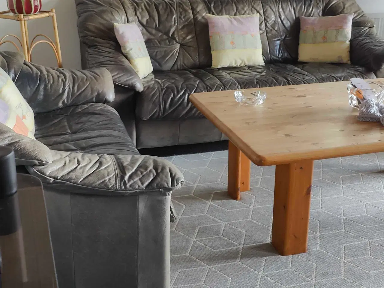 Billede 4 - 2 lædersofa og en lænestol