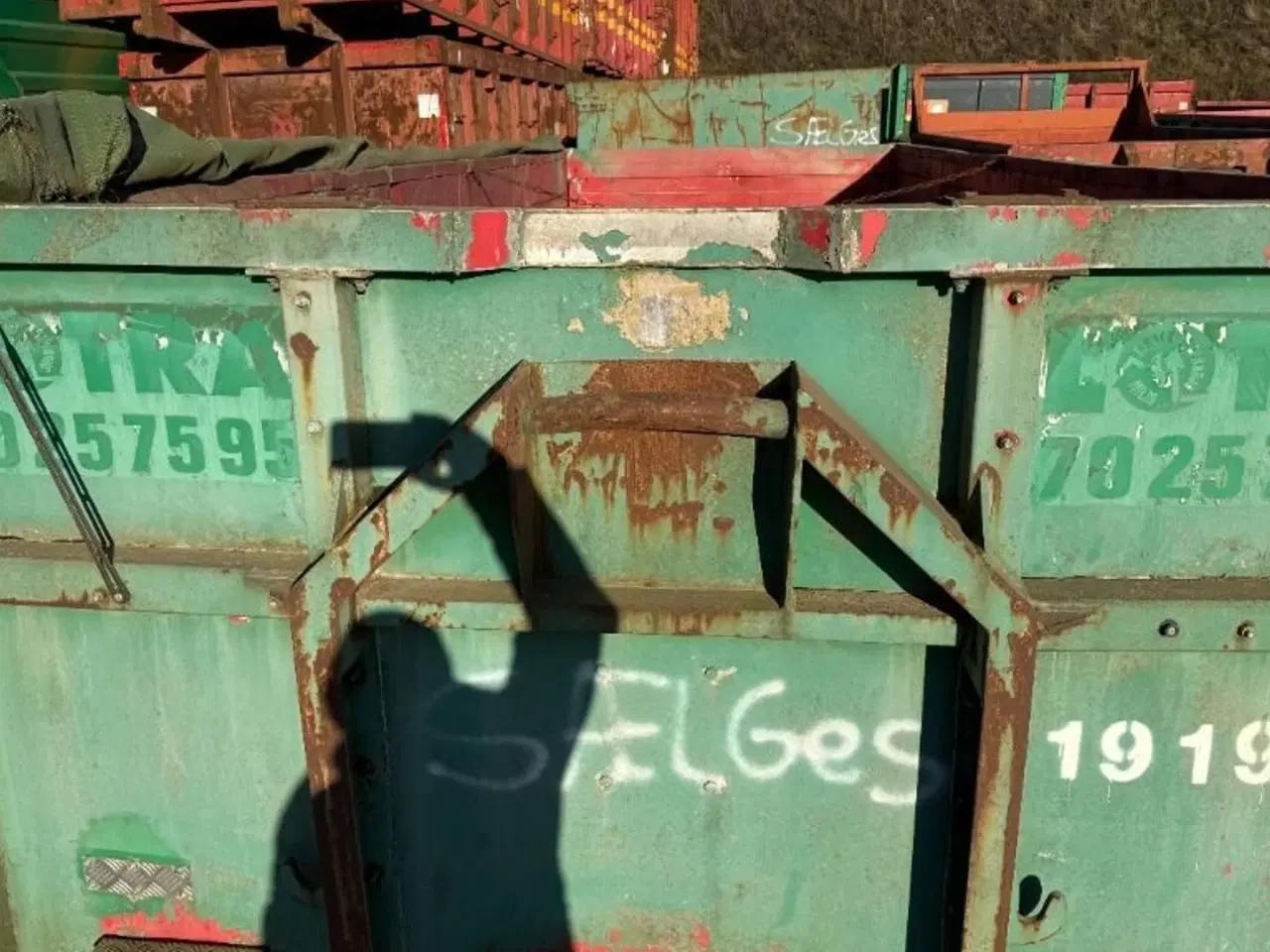 Billede 2 - Container 4 x kornkasser 