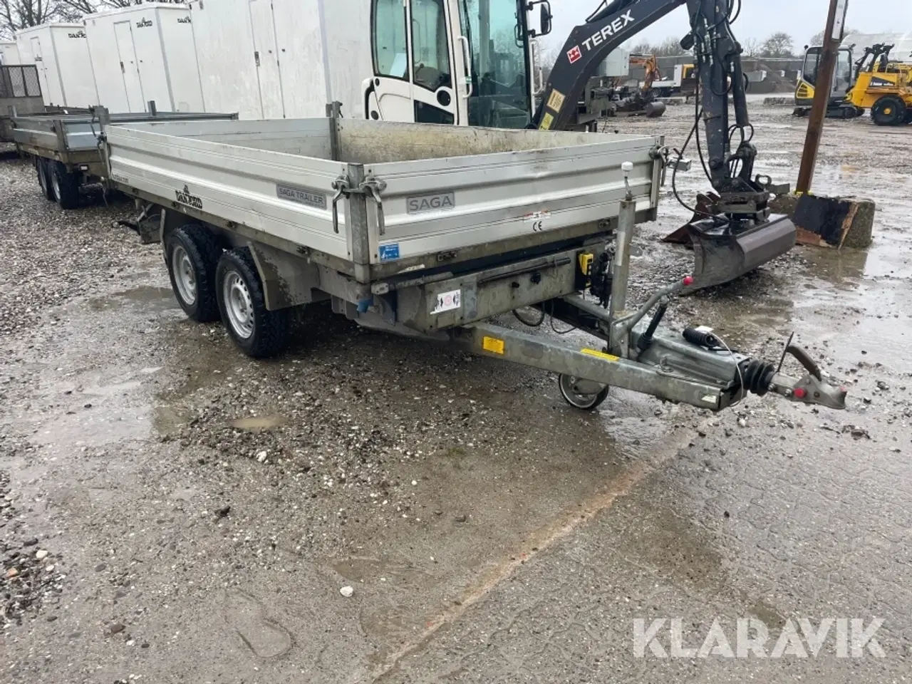 Billede 3 - Tiptrailer Humbaur HTK 3500 med slisker