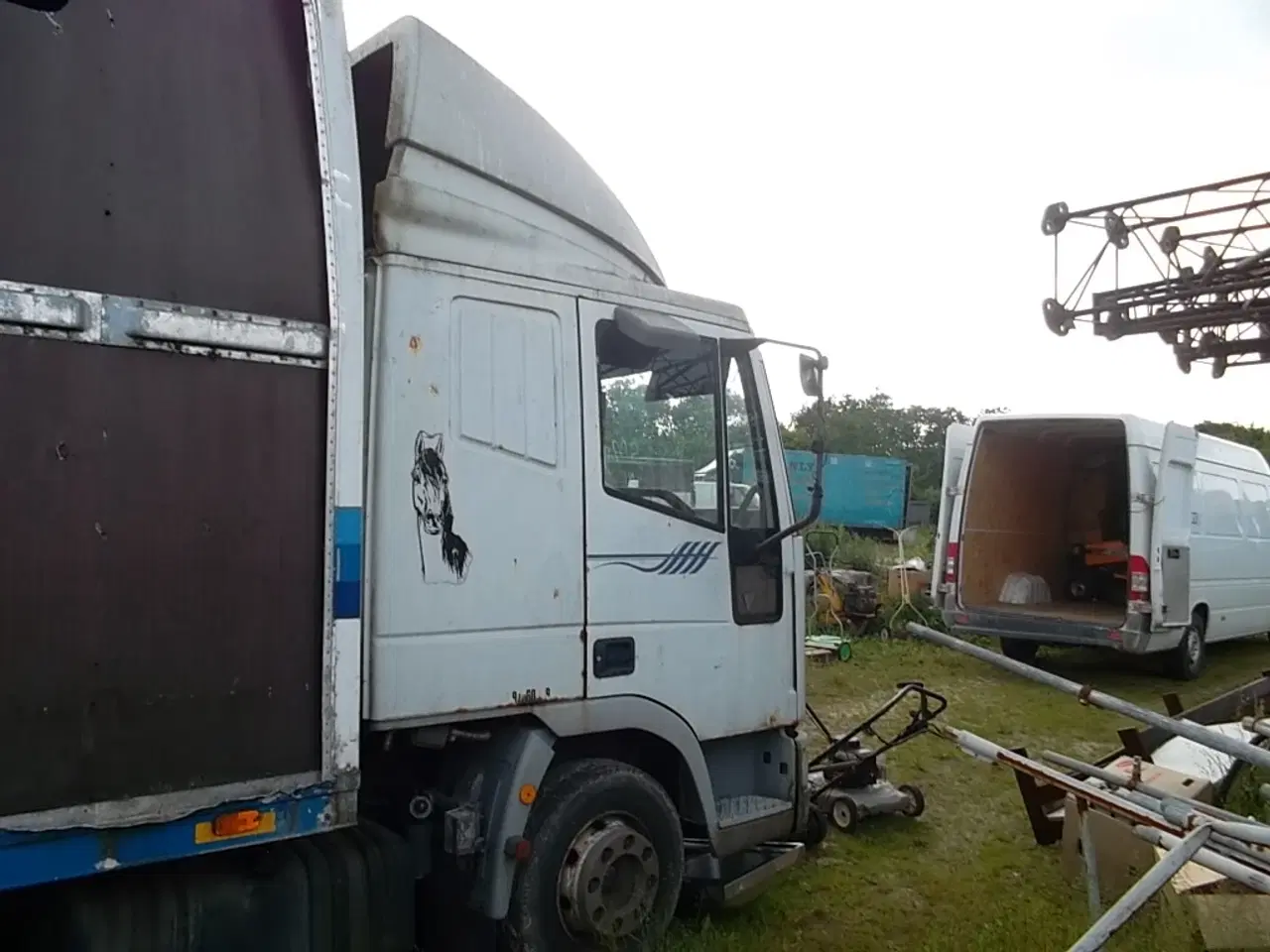 Billede 7 - Hestetransporter Iveco 85E18 til dele. 