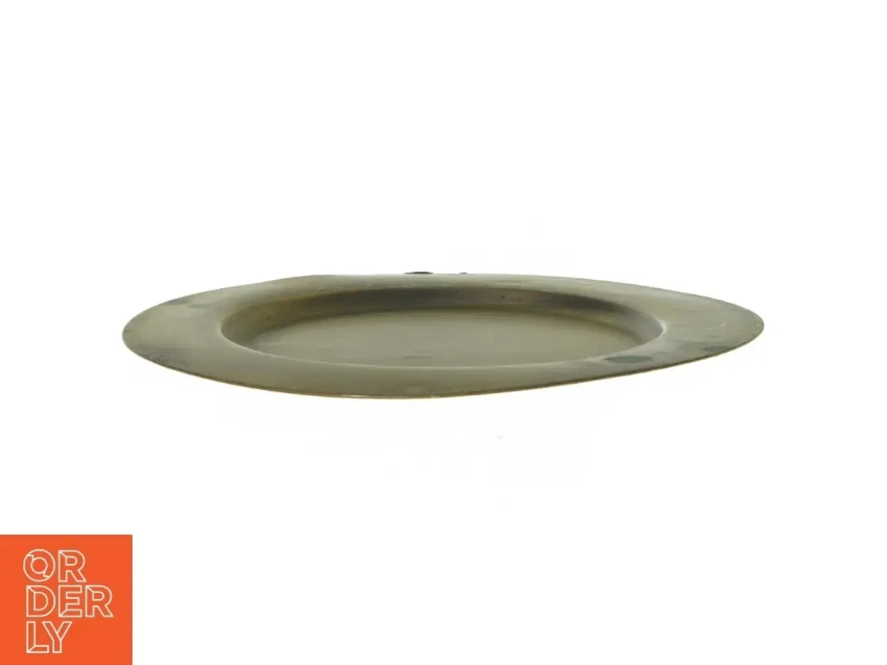 Billede 2 - Tallerken/Fad i massiv messing (str. 28 cm)