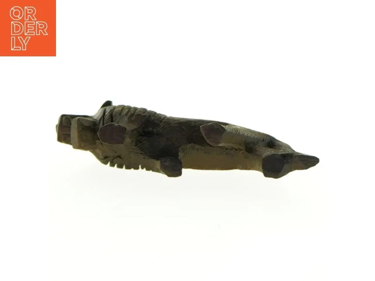 Billede 4 - Træfigur af løve (str. 12 x 7 cm)