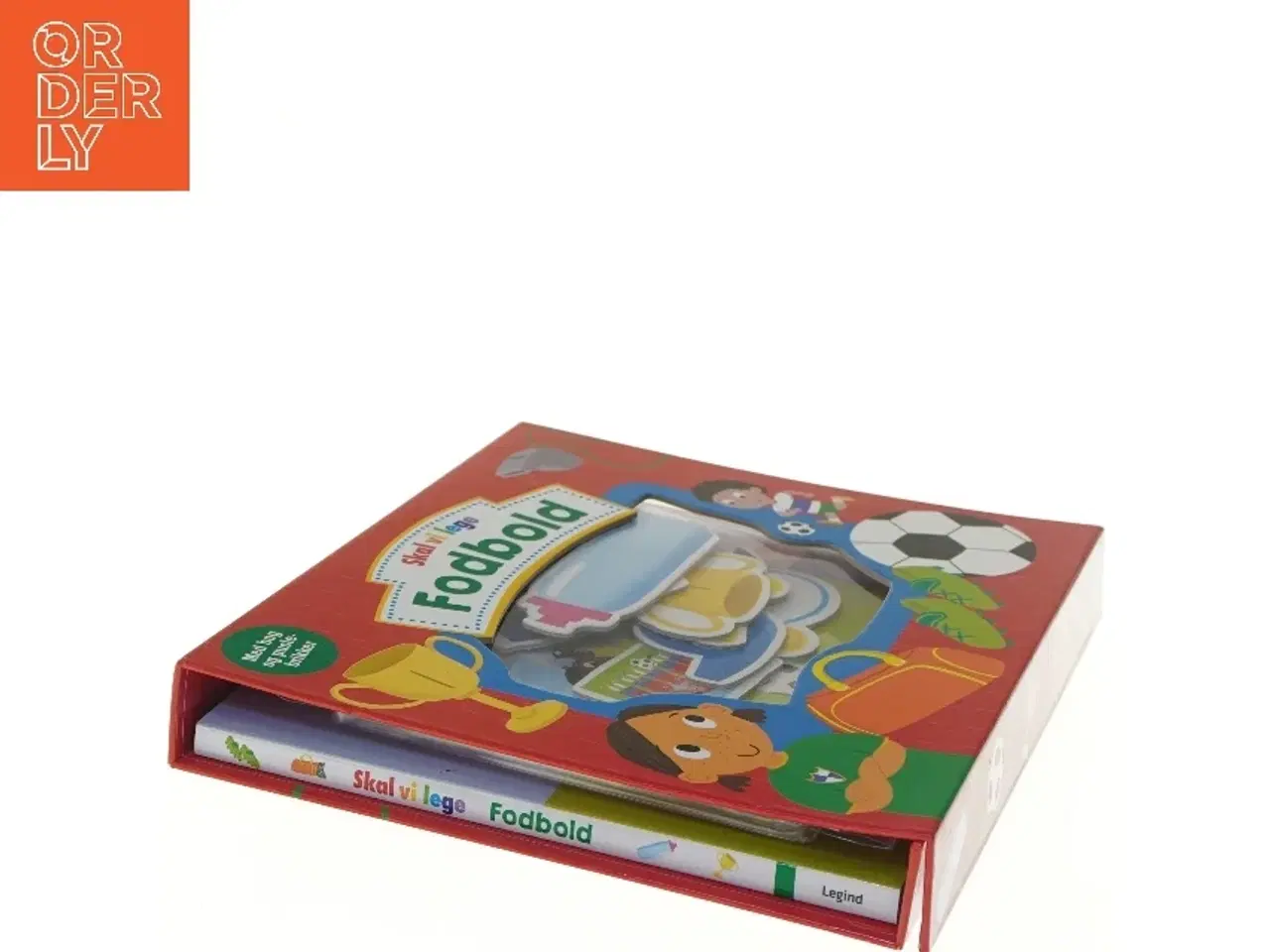 Billede 4 - Skal vi lege: Fodbold bog og puslespil (str. 28x24 cm)