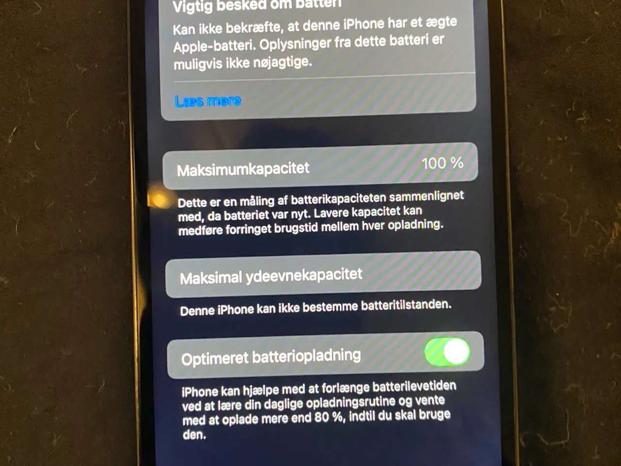 Billede 2 - iPhone 14 Pro – 128GB – Lilla – Stand OK – Batteri