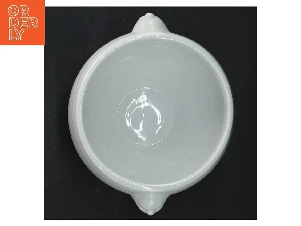 Billede 3 - Hvid skål på fod (str. Ø 11 cm)