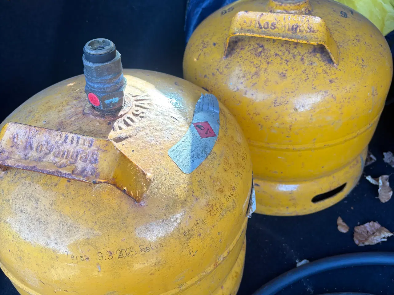 Billede 1 - Gasflasker 1 x 11 kg & 2 x 5 kg