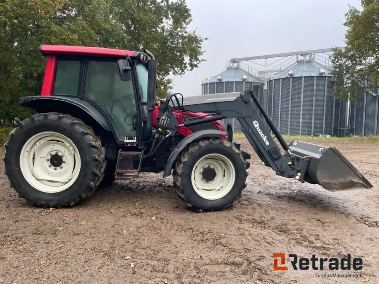 Billede 4 - Valmet N92 traktor med Quicke Q45 frontlæsser