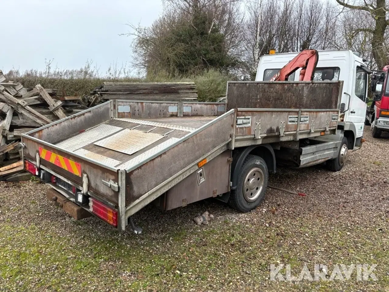 Billede 3 - Lastbil med kran Mercedes-Benz Atego