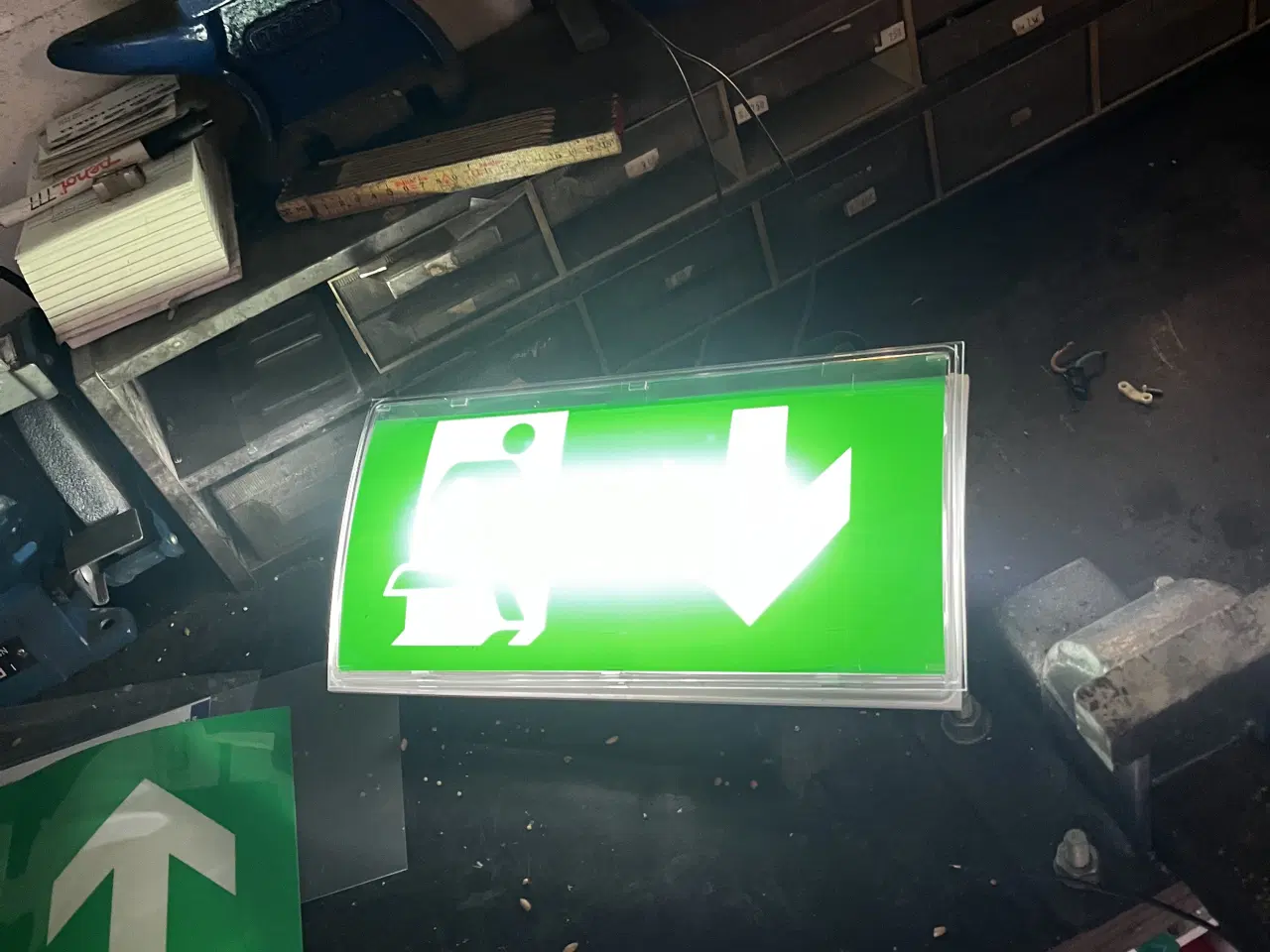 Billede 1 - Nødeudgang skilte lys 