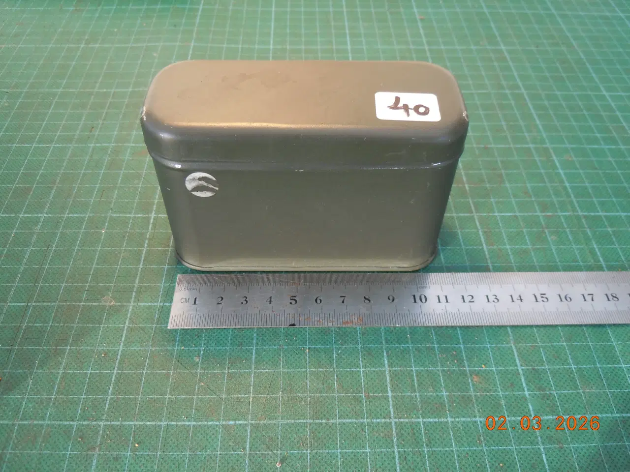 Billede 2 - Militære motorbriller , ubrugte i blikæsker.