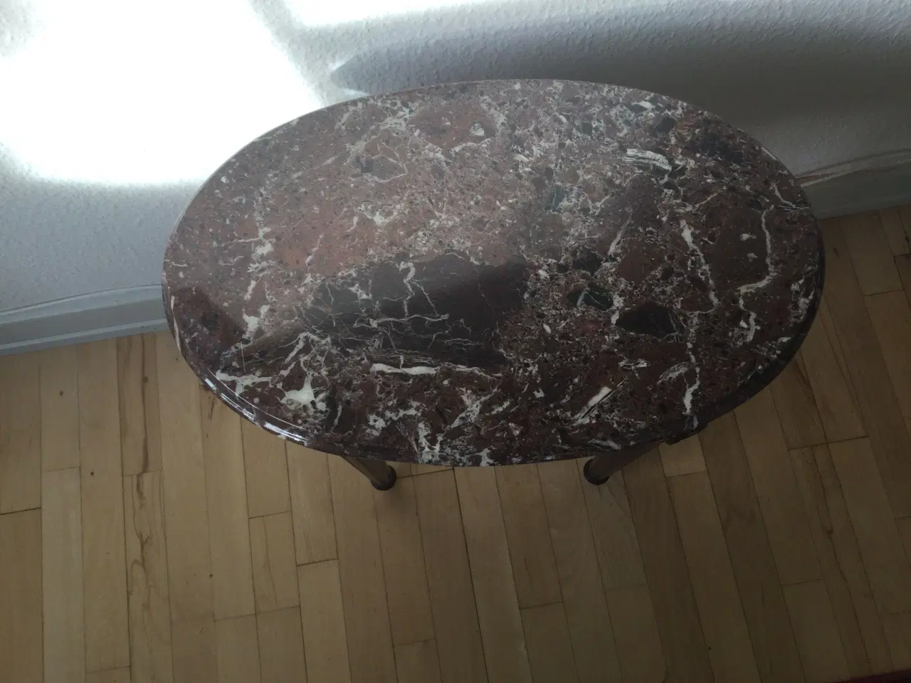 Billede 3 - Antikt bord med marmorplade