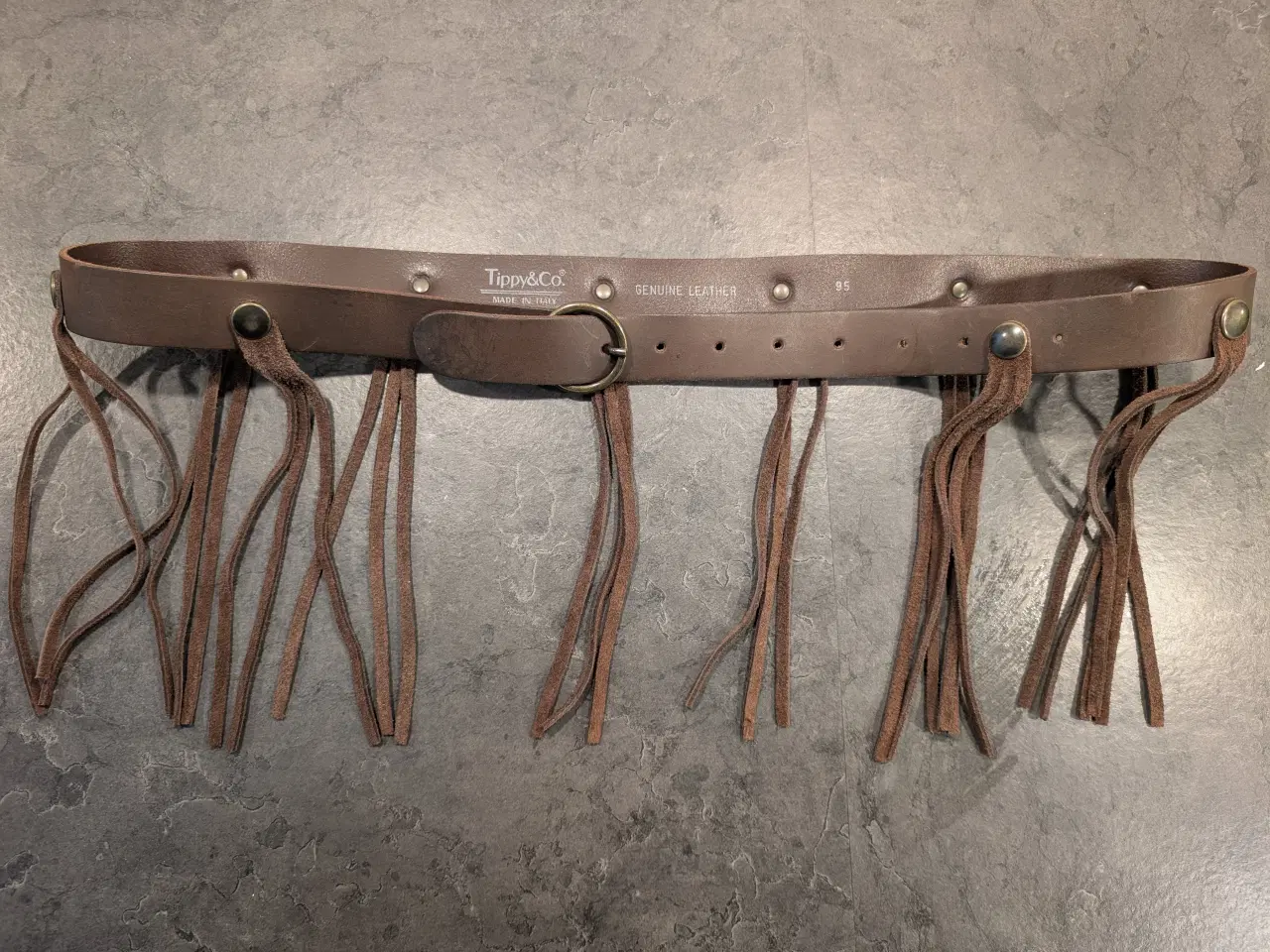Billede 1 - Tippy&Co. brunt bælte, størrelse 95