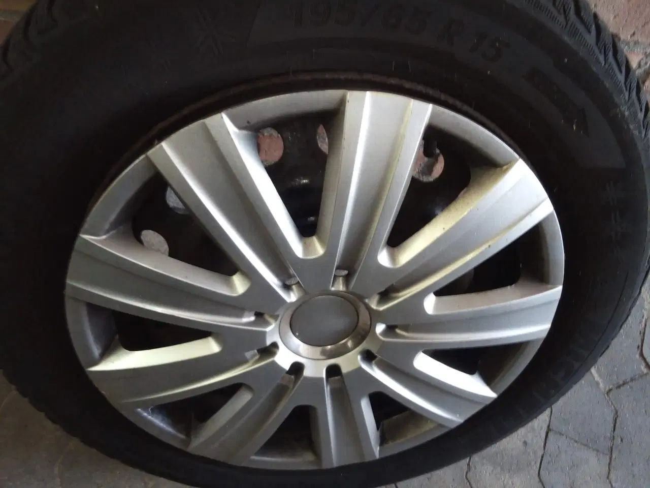 Billede 1 - Michelin Alpin vinterdæk på stålfælge