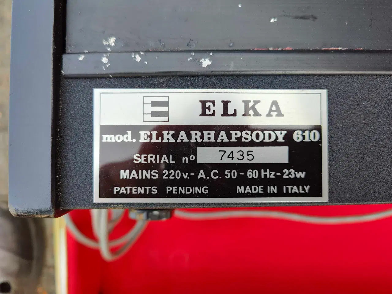 Billede 5 - ELKA Rhapsody 610 vintage keyboard / string machin