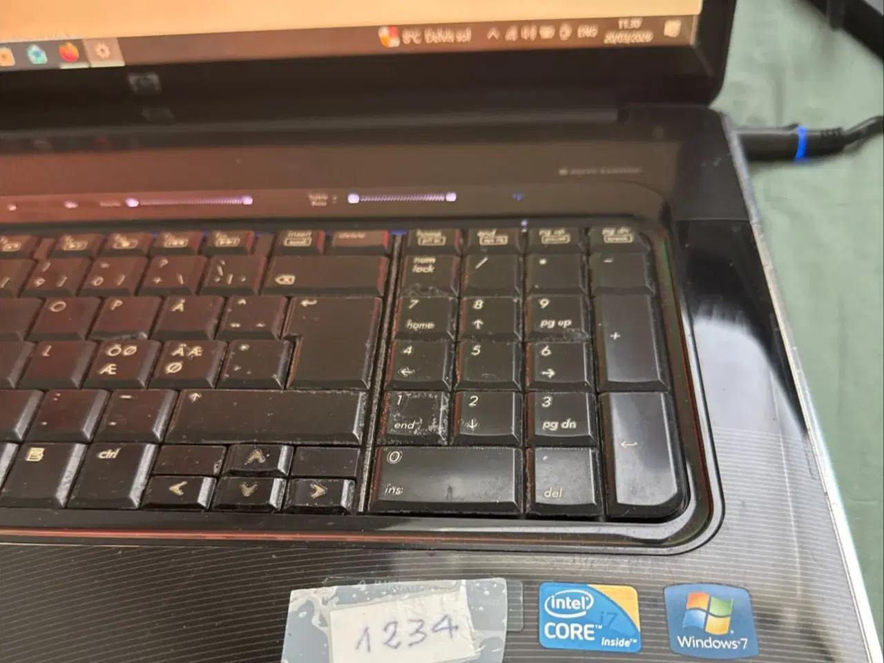 Billede 1 - Bærbar HP fint 17.3” 8gb ram 500 gb hardisk