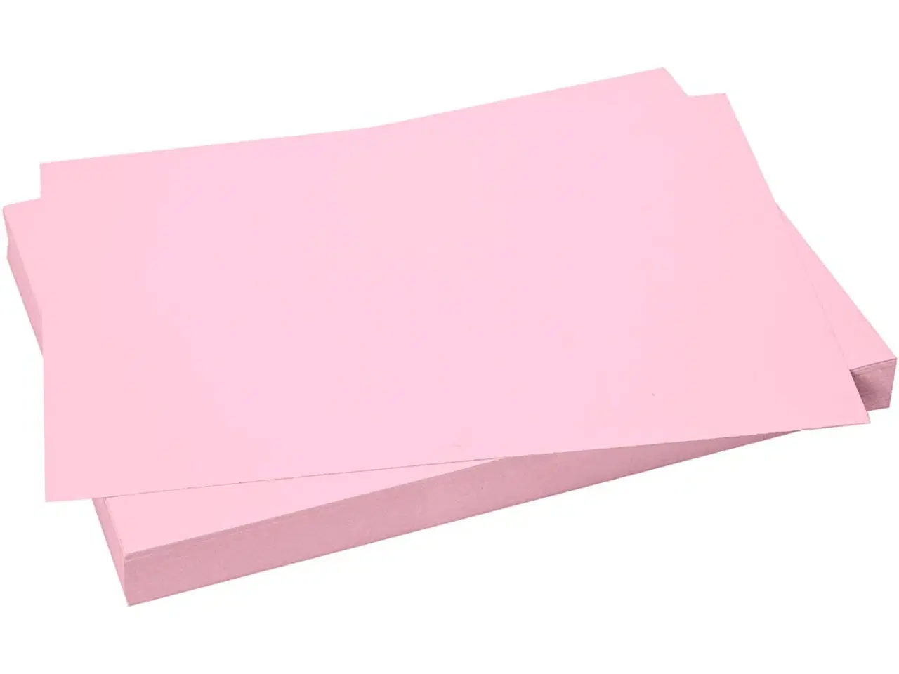 Billede 1 - Karton, ark 50x70 cm, 270 g, lys pink, 10ark/ 1 pk.