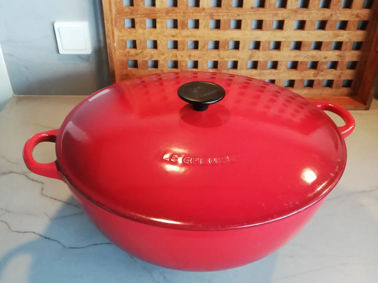 Billede 1 - Støbejernsgryde Le Creuset ø32cm med låg