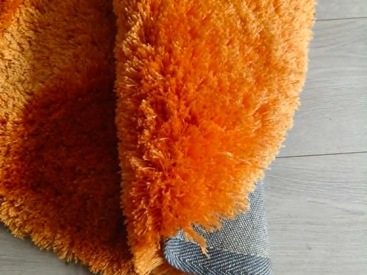 Billede 1 - Rund tæppe-orange