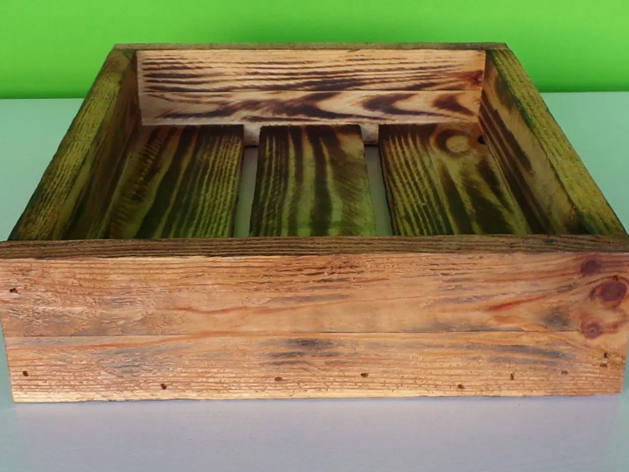 Billede 6 - NY Håndlavet Trækasse / Træbakke