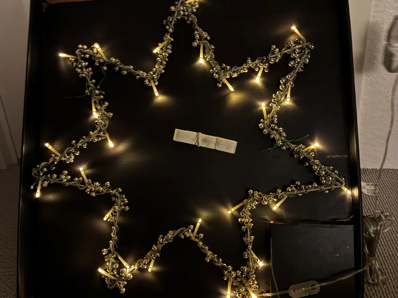 Billede 2 - Julestjerne med lys