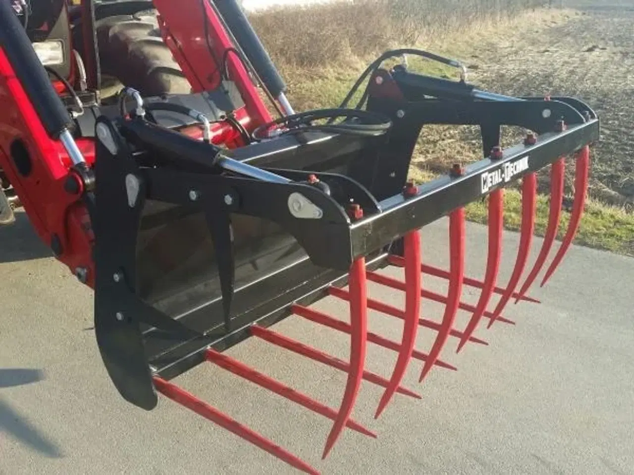 Billede 4 - Metal-Technik Siloklo m. løse tænder, 2 cyl. 140-200 cm