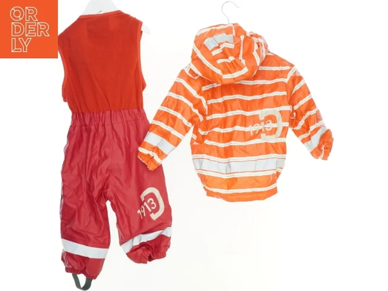 Billede 2 - Regntøj fra Didriksson foret med fleece (str. 80 cm)