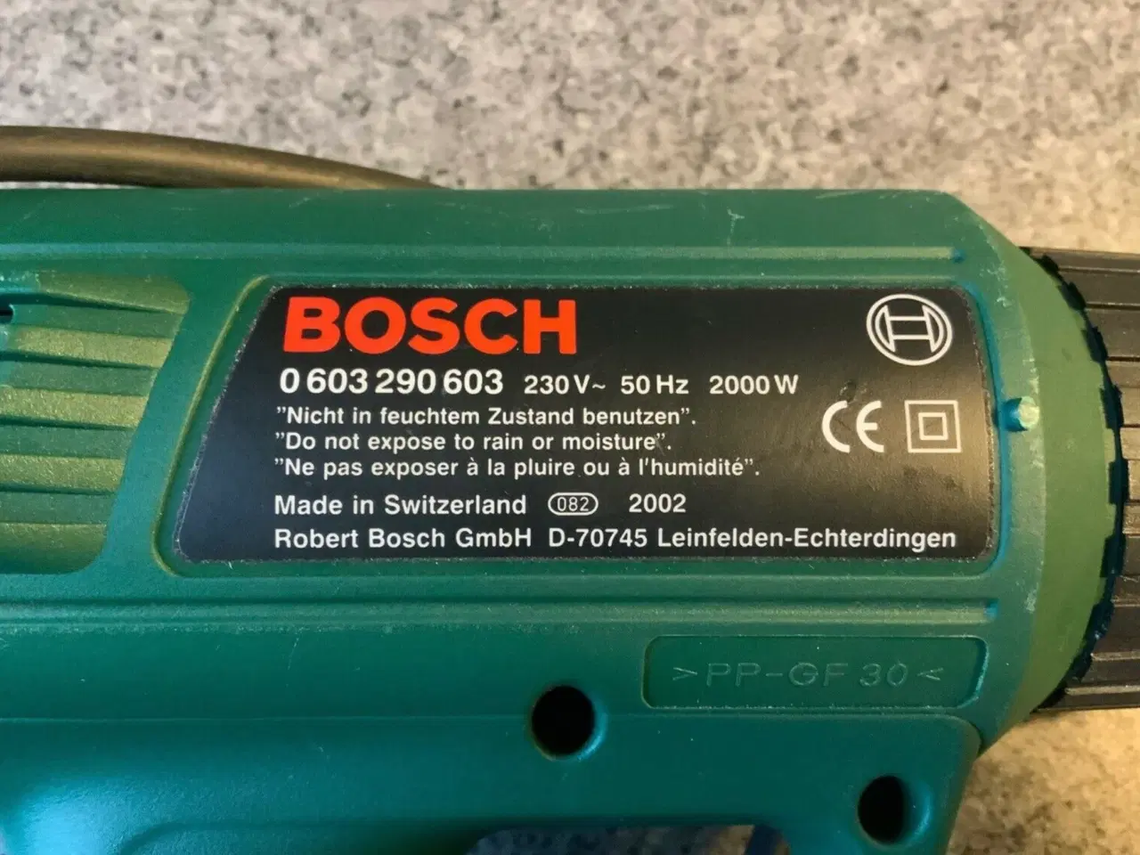 Billede 3 - Varmluftspistol Bosch PHG 600-2CE
