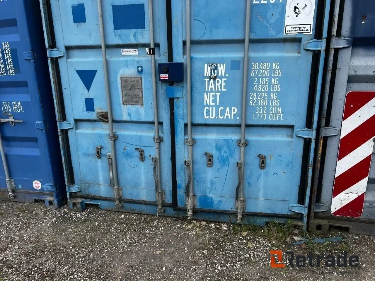 Billede 2 - - - - 20 fods container med indhold / 20 ft container with content