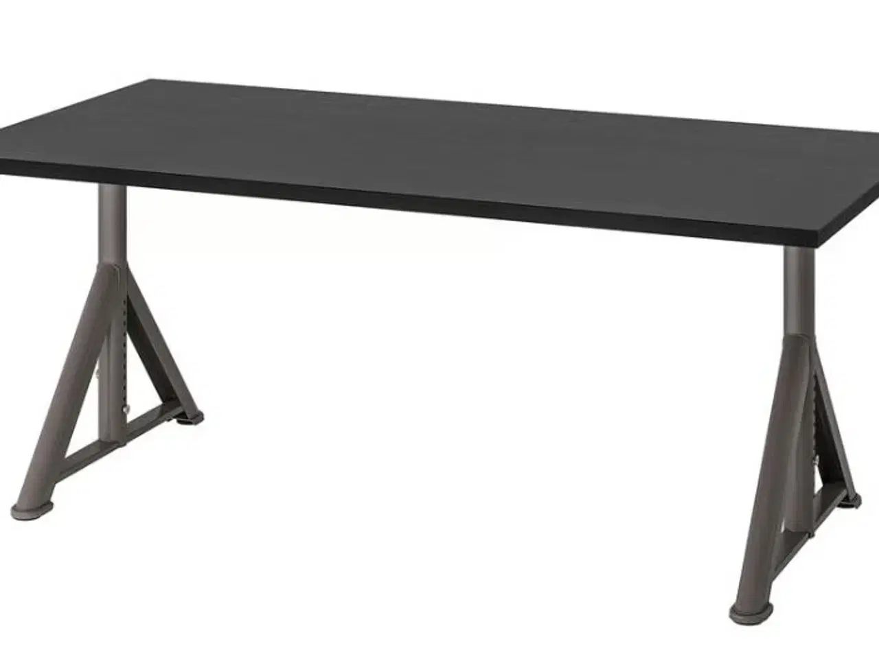 Billede 1 - Skrivebord - sort/grå 160x80 cm