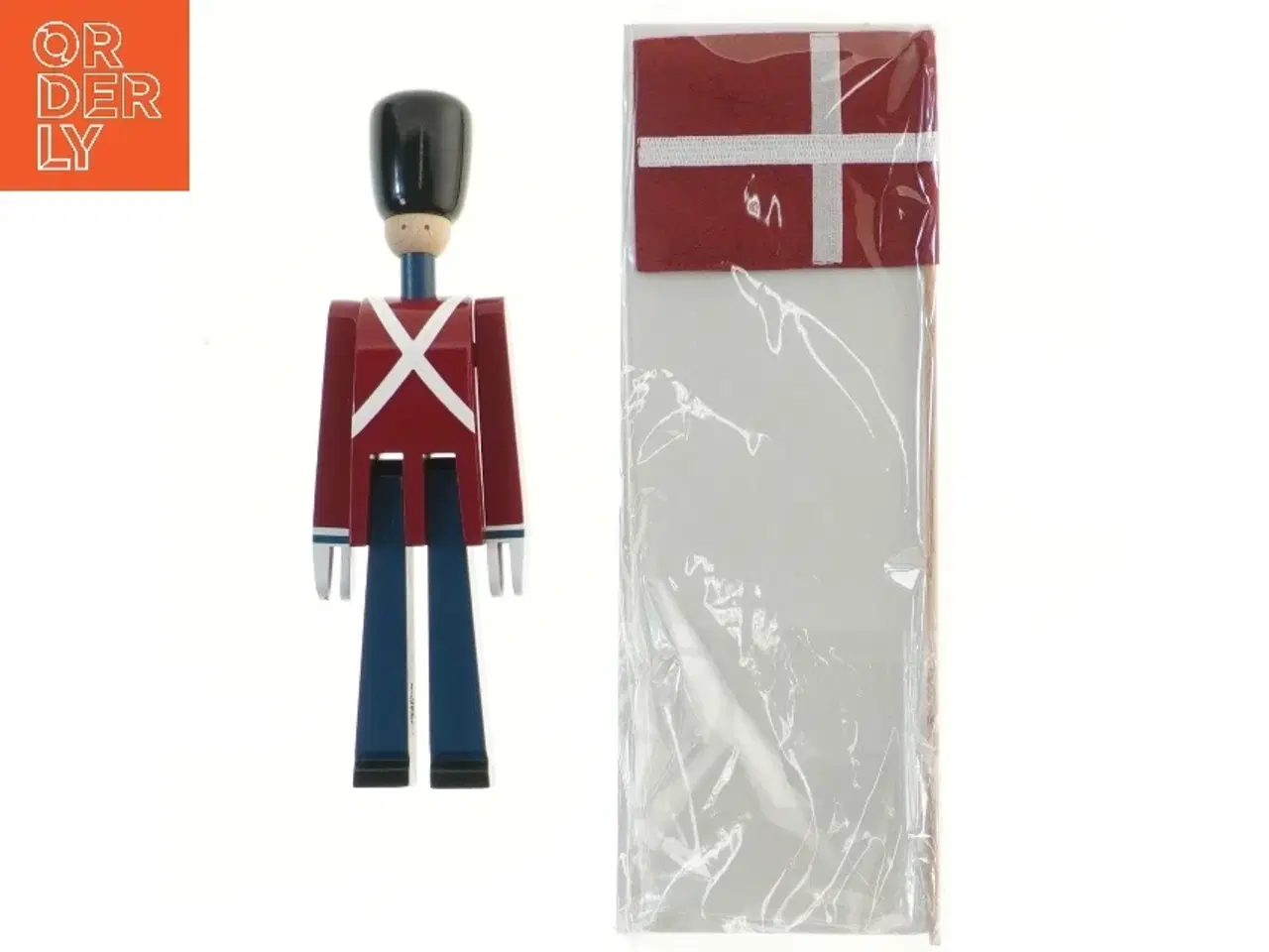 Billede 1 - Kay Bojesen garder med dannebrogsflag fra Kay Bojesen (str. 22 cm)