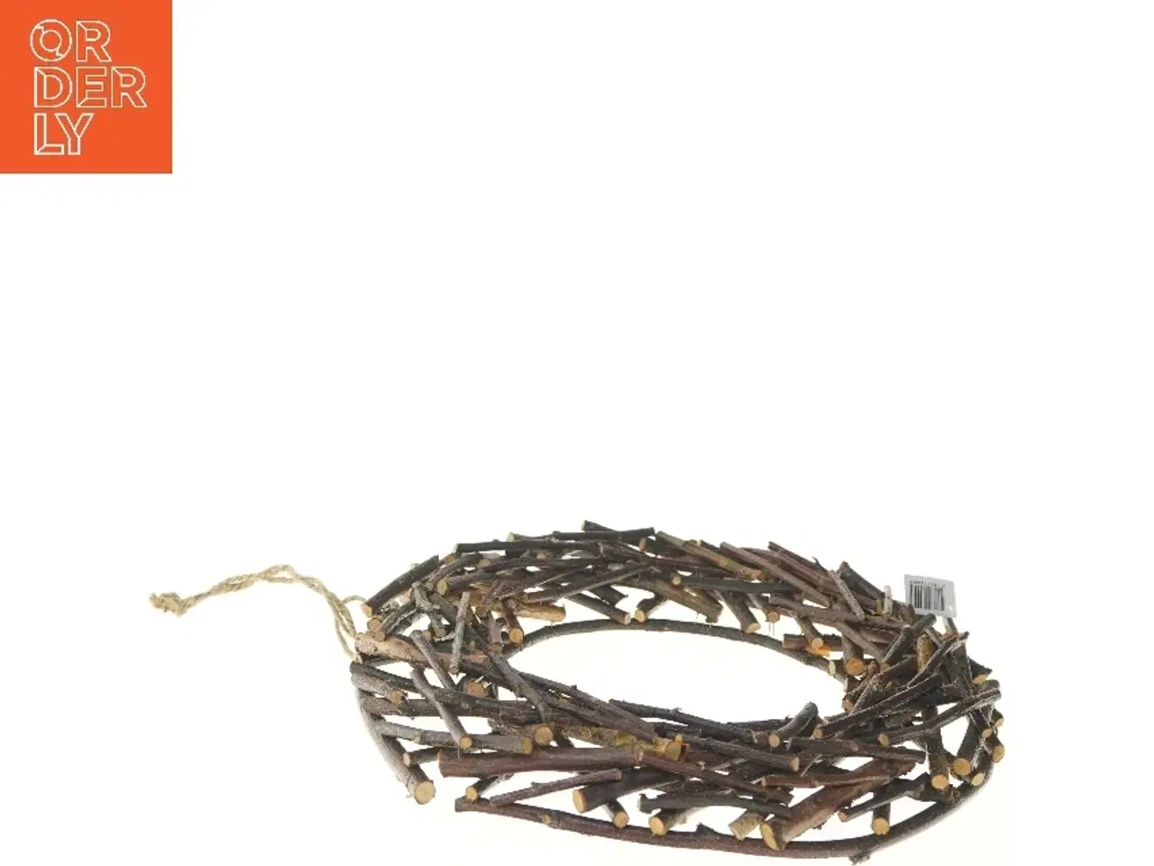 Billede 3 - Dekorativ krans af grene (str. Ø 32 cm)