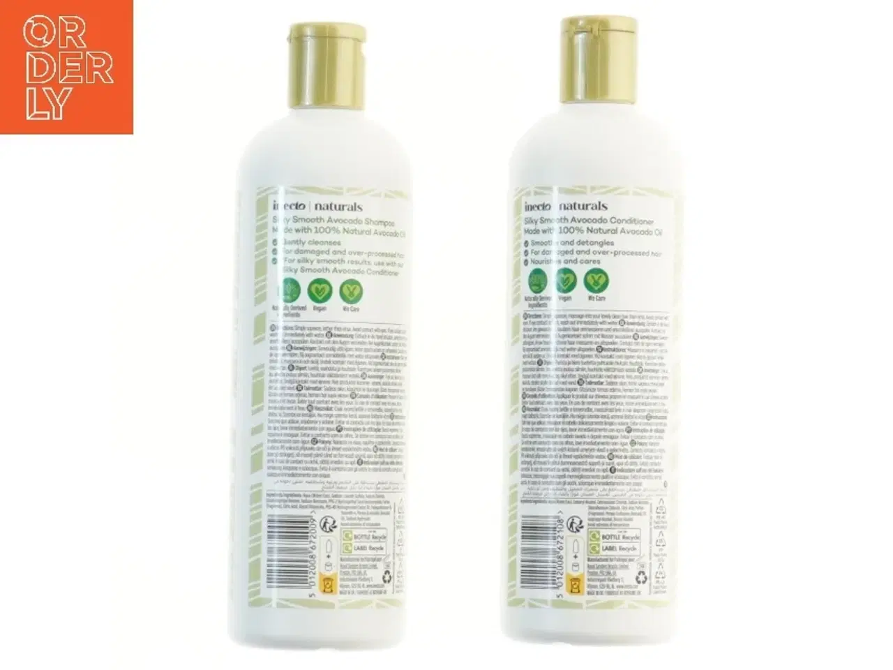 Billede 2 - Inecto Naturals Silky Smooth shampoo og balsam fra Inecto (str. 2 stk 22 cm)