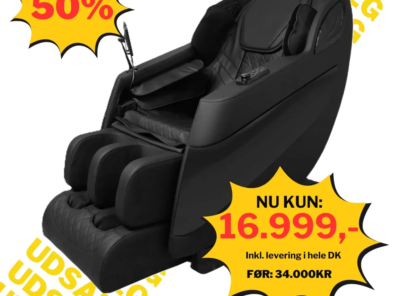 Billede 1 - Spar 50% på luksus massagestol