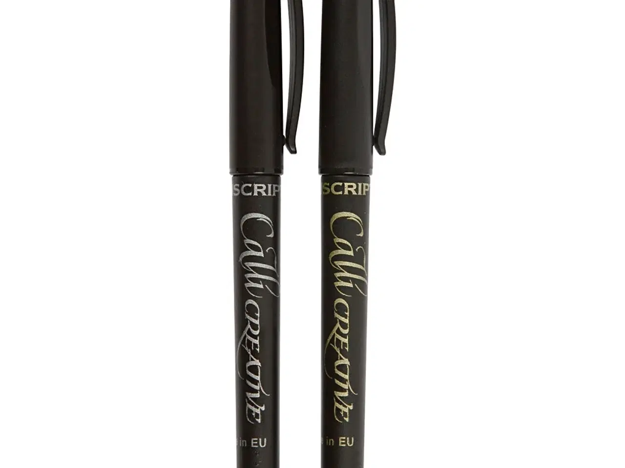 Billede 1 - Kalligrafi Tusch Sæt i Guld og Sølv, 2 stk.