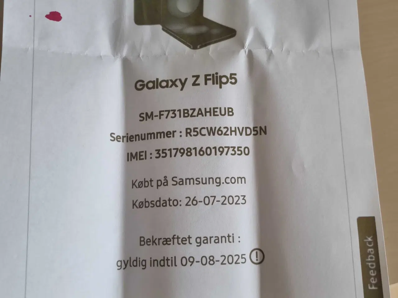 Billede 4 - Samsung Galaxy Z flip 5