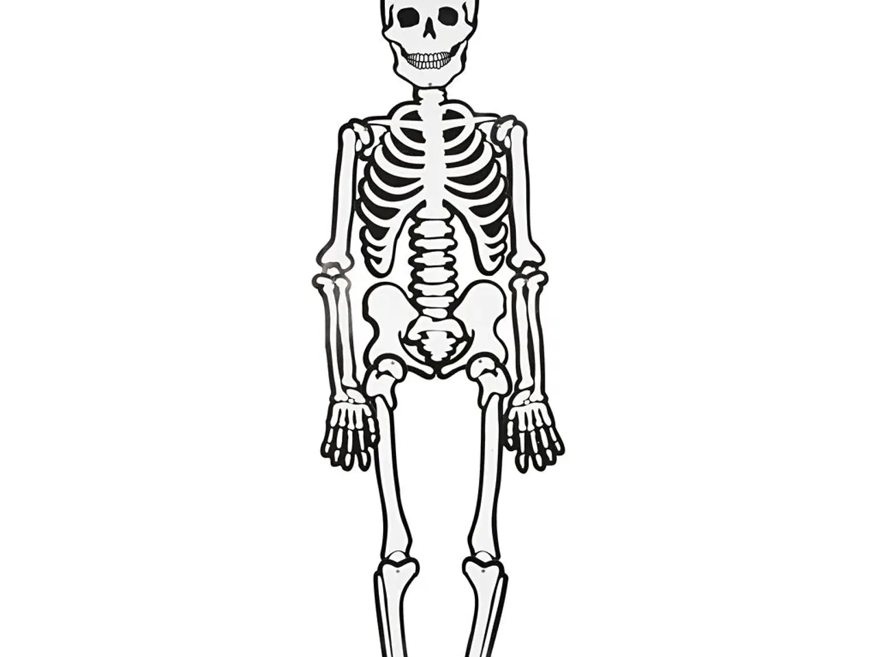 Billede 1 - Selvlysende Skelet 120 cm - Perfekt til Dekoration
