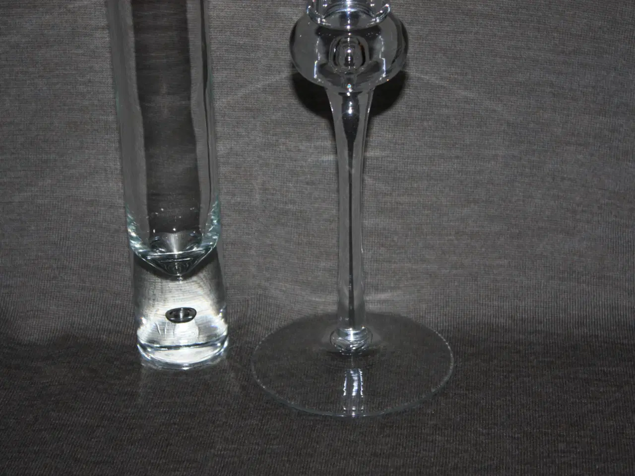 Billede 3 - Glasvase med en bobl 21 cm 