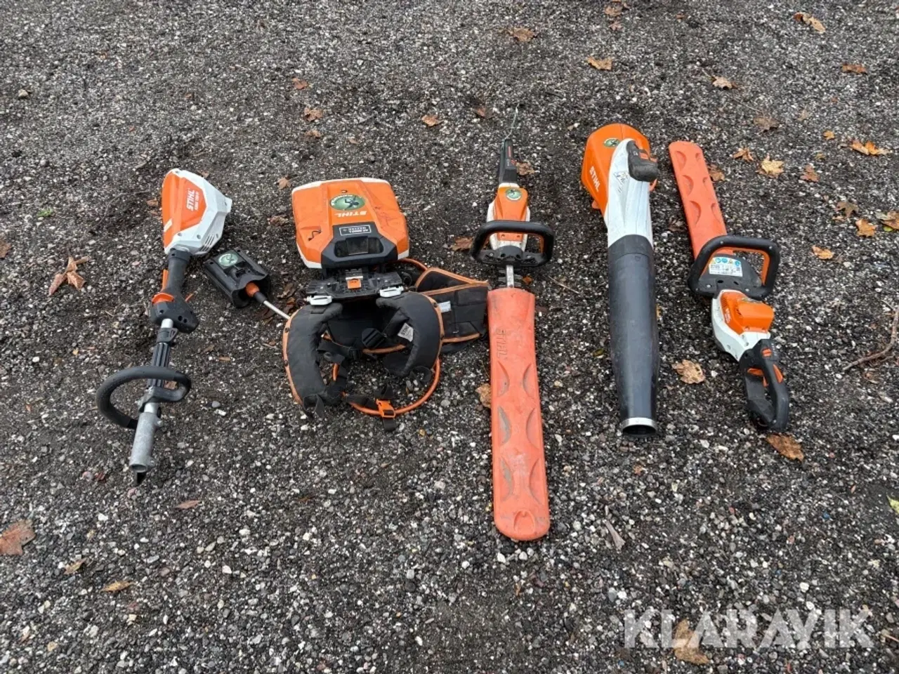 Billede 3 - Diverse maskiner til rygbatteri Stihl
