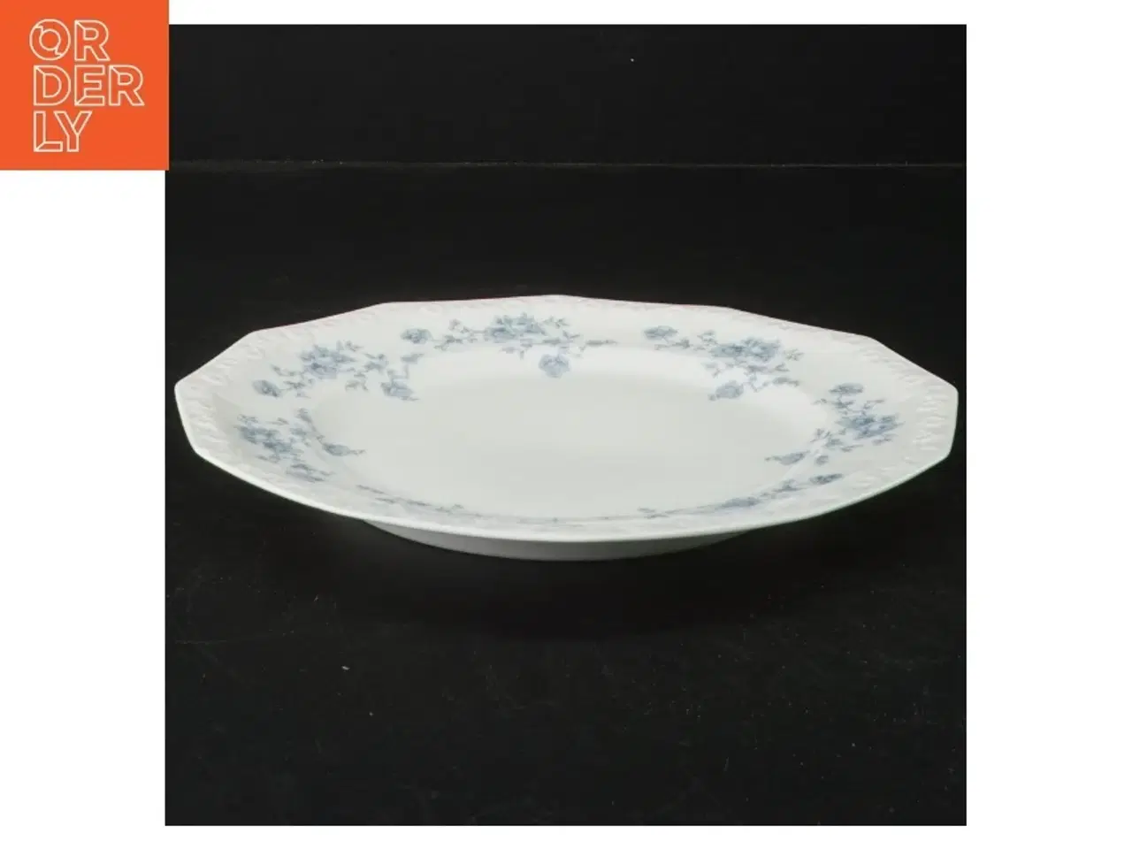 Billede 2 - Porcelænstallerkener med blomstermotiv fra Rosenthal (str. 21,5x2 cm)