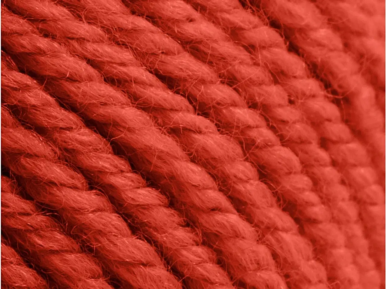 Billede 1 - Superwash Uldgarn Rustrød - 125m, 100g