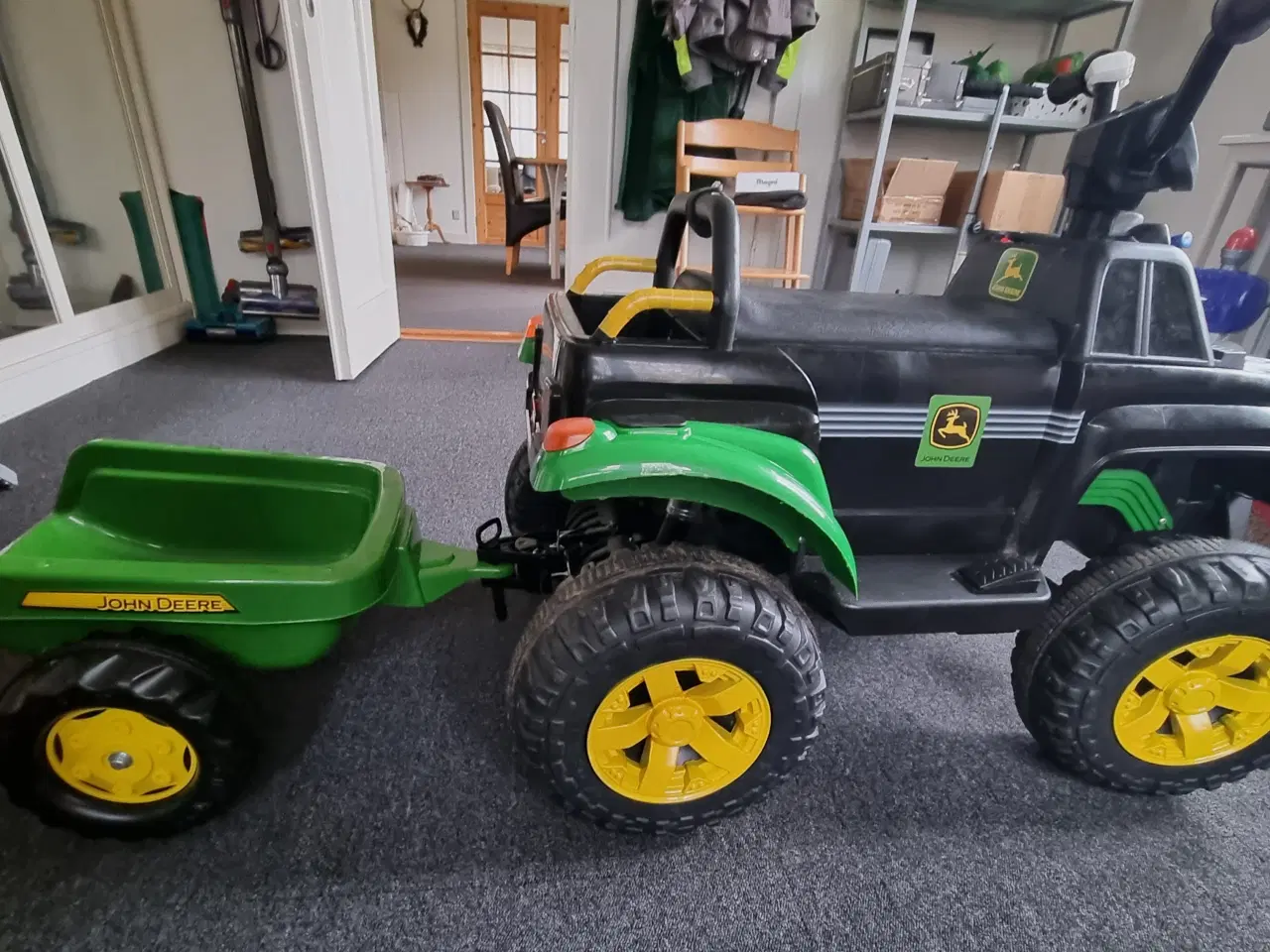 Billede 1 - John deere køretøj  -  med vogn !